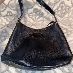 Kate Spade vintage Black Leather Shoulder Bag